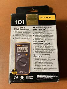 Fluke 101 Basic Digital Multimeter Pocket Portable Meter Equipment New In Box