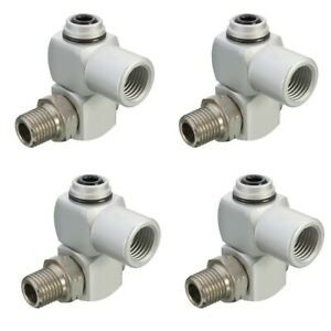 Swivel Fitting Rotary Joint Universal 1/4\&#034; 360° Aluminum Easy To Install