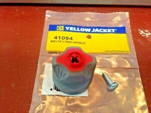 Yellow Jacket  BRUTE-II  Manifold  HANDLE  RED 41094, Refrigeration Gauge Knob