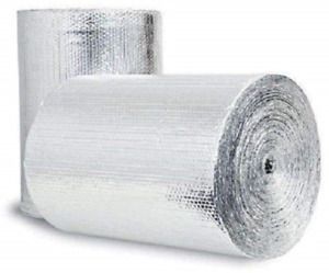 Double Bubble Reflective Foil Insulation 24 inch X 10 Ft Roll Industrial Grade,