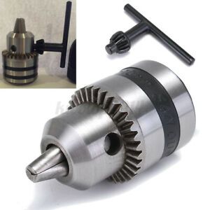 1.5-10MM Electric Drill Chuck Adaptor W/ 5MM Steel Shaft Mount B12 Inne i