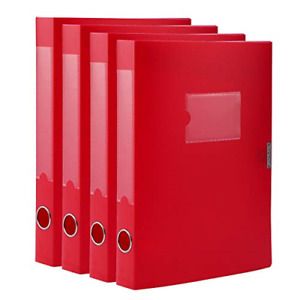 A4 Storage File Boxes Archives Cases Plastic with Lid, Organizer File Folder, of