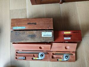 Lot of 13 Starrett Precision Universal Bevel Protractor