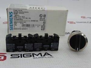 Siemens 3SB3610-2DA11 400V, 10A Knob