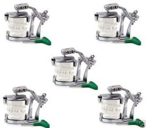 5 Dental Lab Adjustable Articulator Magnetic for Dentist Teeth Durable A2 MOD Zh