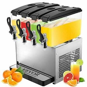 VEVOR Commercial Beverage Dispenser 48L Fruit Juice Beverage Dispensers Cold and