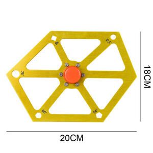 Aluminum Alloy Hexagon Inclinometer Ruler Table Saw Blade Tilt Angle Measuring