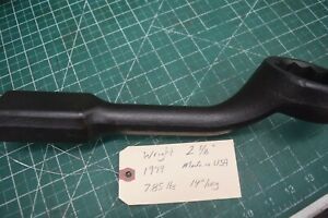 2 5/16&#034; Wright Heavy Duty offset Striking Slugging Hammer Wrench 12 pt 1974