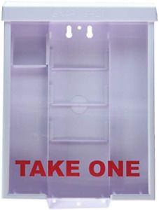 White Snap Shut Brochure Box Brochure Holder Flyer Box Outdoor Realtor Style Box