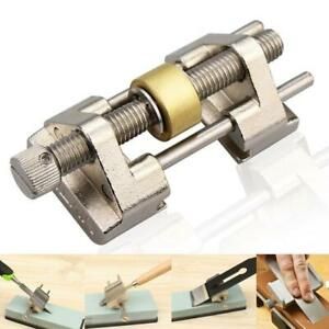 Steel Fixed Angle Chisel Sharpener Side Clamping Sharpening Graver DIY Tools