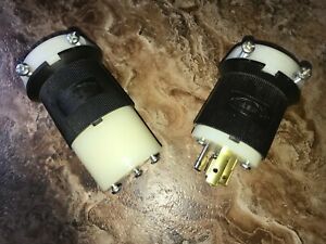 Hubbell HBL2311 and HBL2313 20A 125V -3 Prong Twist-Lock Plugs
