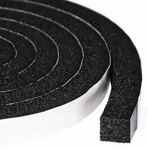 Yotache Maximum Compression Sponge 1 X 1/2 Inch Rubber Foam Strip Adhesive fo...