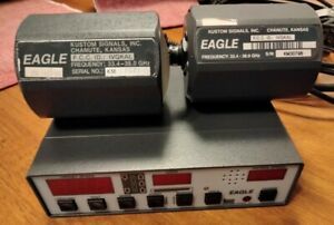 Kustom Signals Eagle Police Ka Band Radar 2 Antennas &amp; Cables