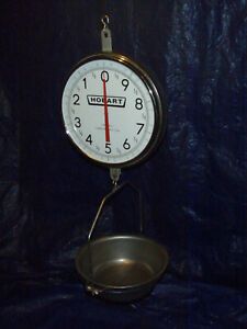 Hobart hanging scale and basket...30 pound...USED...Local pick up..Atlanta, Ga.