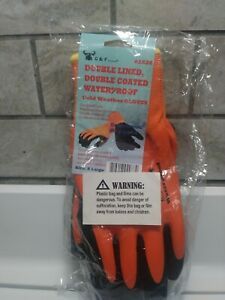 100% Waterproof Winter Gloves for outdoor cold weather Double Coated Size XL