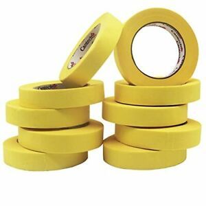 Icepark Automotive Masking Tape, Yellow Refinish Masking Tape Auto Body Paint Ta