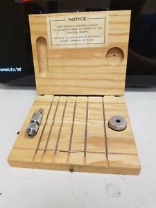 Brookfield Viscometer Helipath Complete Spindle Set with Wooden Case