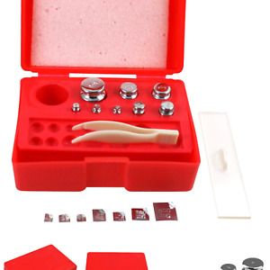 American Weigh Scales 14-Piece Small Calibration Weight Kit - Red (WGHTKIT)