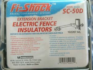 Extension Bracket Electric Fence Insulators Model SC-50D Fi-Shock inc.