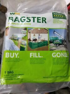 BAGSTER 3CUYD Dumpster in a Bag holds up to 3,300 lb, Green