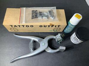 Vintage Tattoo Outfit Livestock Tattoo Plier Kit