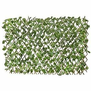 Verseo Faux Ivy Greenery Yard Decoration Ivy Hedge Privacy Screen Expandable ...