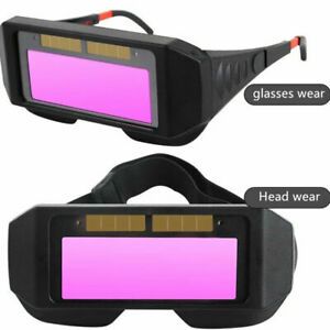 Solar Auto Darkening Welding Glasses Welder Mask Helmet Eyes TIG MIG Goggle US