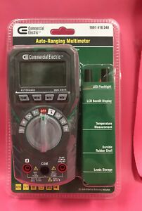 Commercial Electric Auto-Ranging Multimeter 600V #1001-418-348
