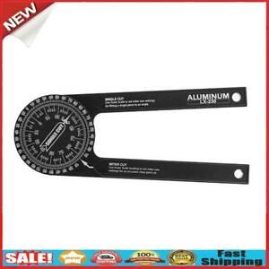 Miter Saw Protractor Aluminum Alloy Angle Finder Level Meter Goniometer Tool
