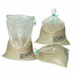 Clear Empty 19&#034; x 24&#034; Woven PP Sandbags, UV Protection, Anti-UV 1 Year, 5