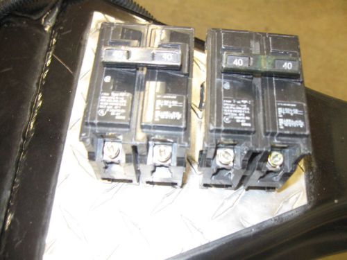 Murray MP240- 40 Amp 2 Pole 240 Volt Breakers(lot of 2)