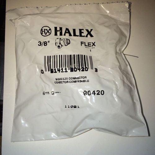 Halex 90420 3/8 flex connector for sale