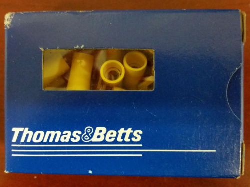 Thomas &amp; Betts Yellow Ring Terminals 10RC-10FLX