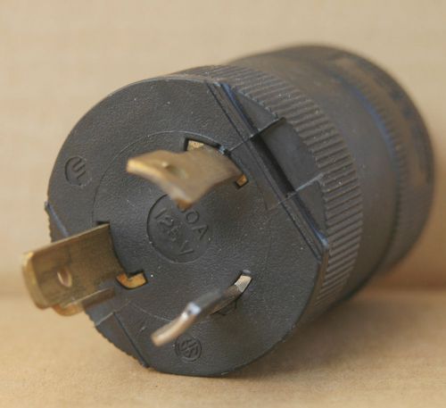 Male 30 amp 125 volt Hubbell electrical plug Twist Lock NEMA L5-30 Generator