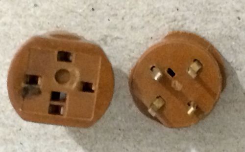 10ea TO-5 Size Transistor Socket Sockets 4 Lead Type From Germanium Age Japanese