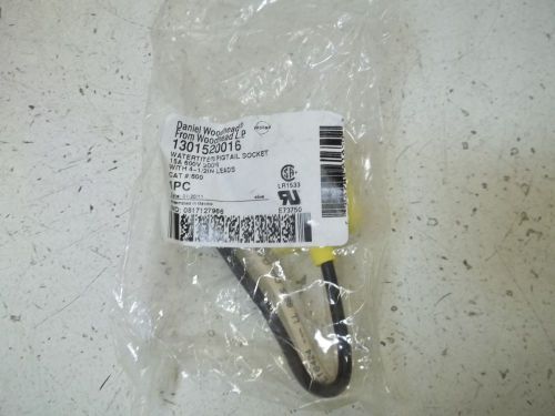 DANIEL WOODHEAD 1301520016 WATERTITE-PIGTAIL SOCKET *NEW IN A FACTORY BAG*