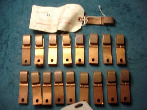 LOT OF 17 GE STATIONARY CONTACT FINGER 9752218G1 NOS
