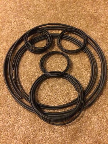 10 ft black heat shrink tubing assortment, 60ft total, 2:1 shrink ratio for sale