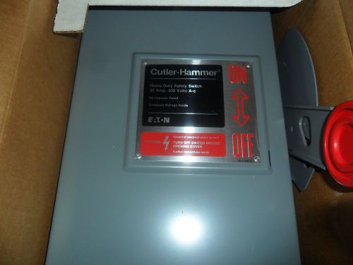 Cutler Hammer 30 Amp 600 Volt Safety Switch AC
