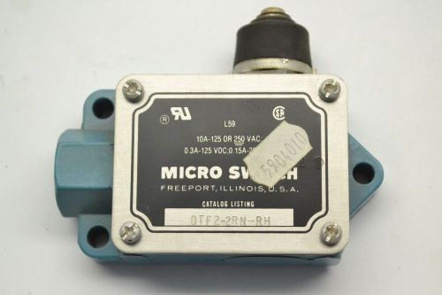 Honeywell dtf2-2rn-rh micro switch limit 125/250v-ac 10a amp switch b389606 for sale
