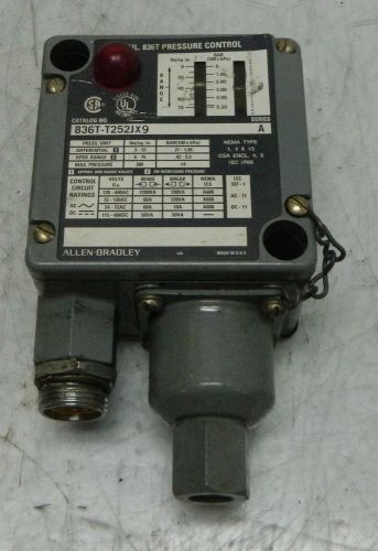 Asco pressure switch, pa20a w/ rg10a21 pressure switch unit, used, warranty for sale