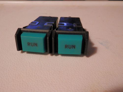 Microswitch 4a22baa31 green pushbutton lot of 2 for sale