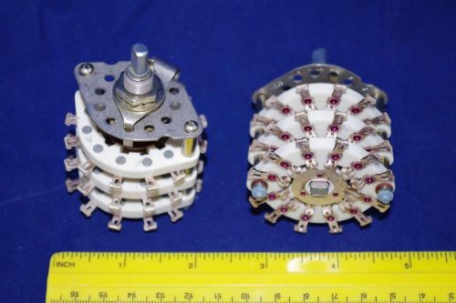 Rotary Switch 3A 350V Ceramic 3P6T 3-pole 6 throw 6-position Silver Contacts