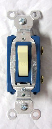 Pass &amp; Seymour CS15AC1ICP4 Single Pole SP 15A 120-277V Toggle Light Switch Ivory