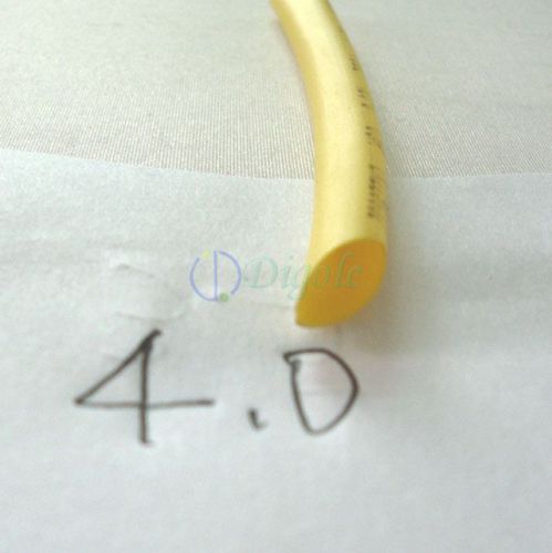 Heat shrink tubing tube diameter 4mm 5/32&#034; x 2m/6ft @yellow for sale
