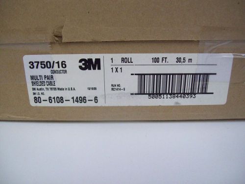 3M 80-6108-1496-6 26AWG STR CABLE 100FT ROLL - BRAND NEW! - FREE SHIPPING!!!