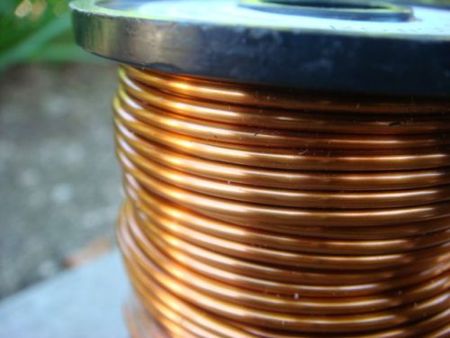 Small roll copper enamel wire - 14 ga for sale