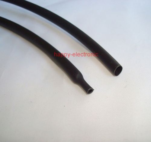 6mm dia. black heat shrinkable tube shrink tubing 5m (16.4ft) for sale