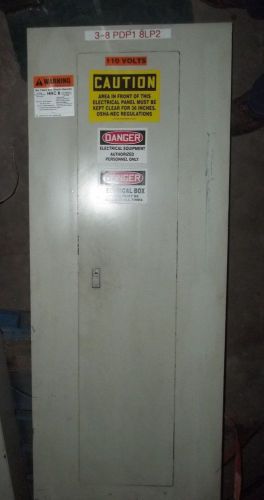 Square d nqod main lug/circuit breaker panel board 225 amp 3 phase in enclosure for sale
