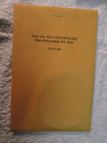 York Chiller Seal Kit# 028-08312-005